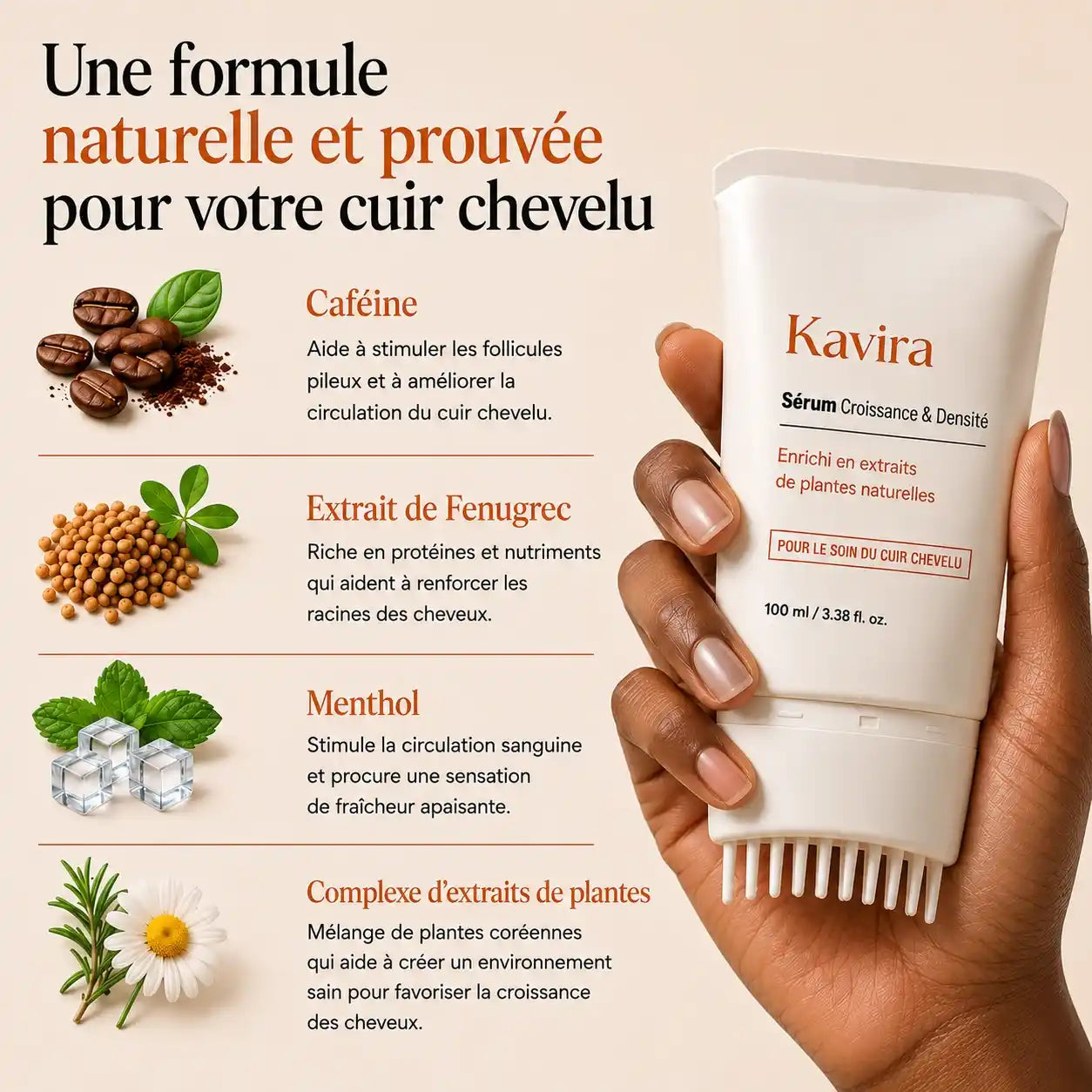 Sérum Pousse Capillaire  Kavira